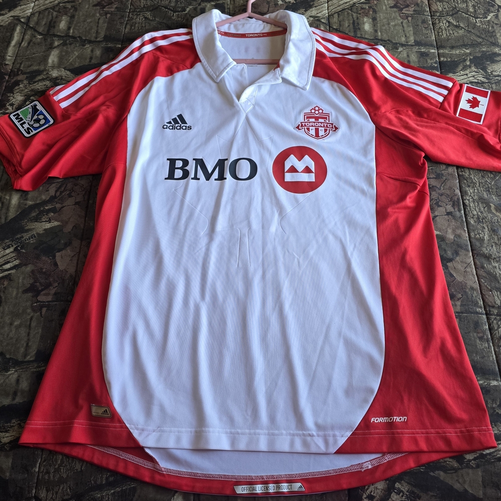 TORONTO FC Red and White Soccer Jersey
